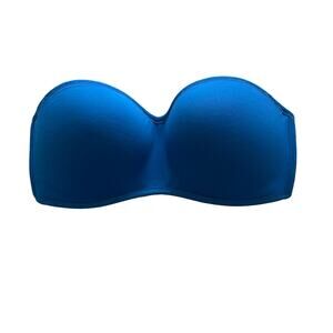 Pink Victoria's Secret Blue Multi-Way Bandeau Bra Padded 34C